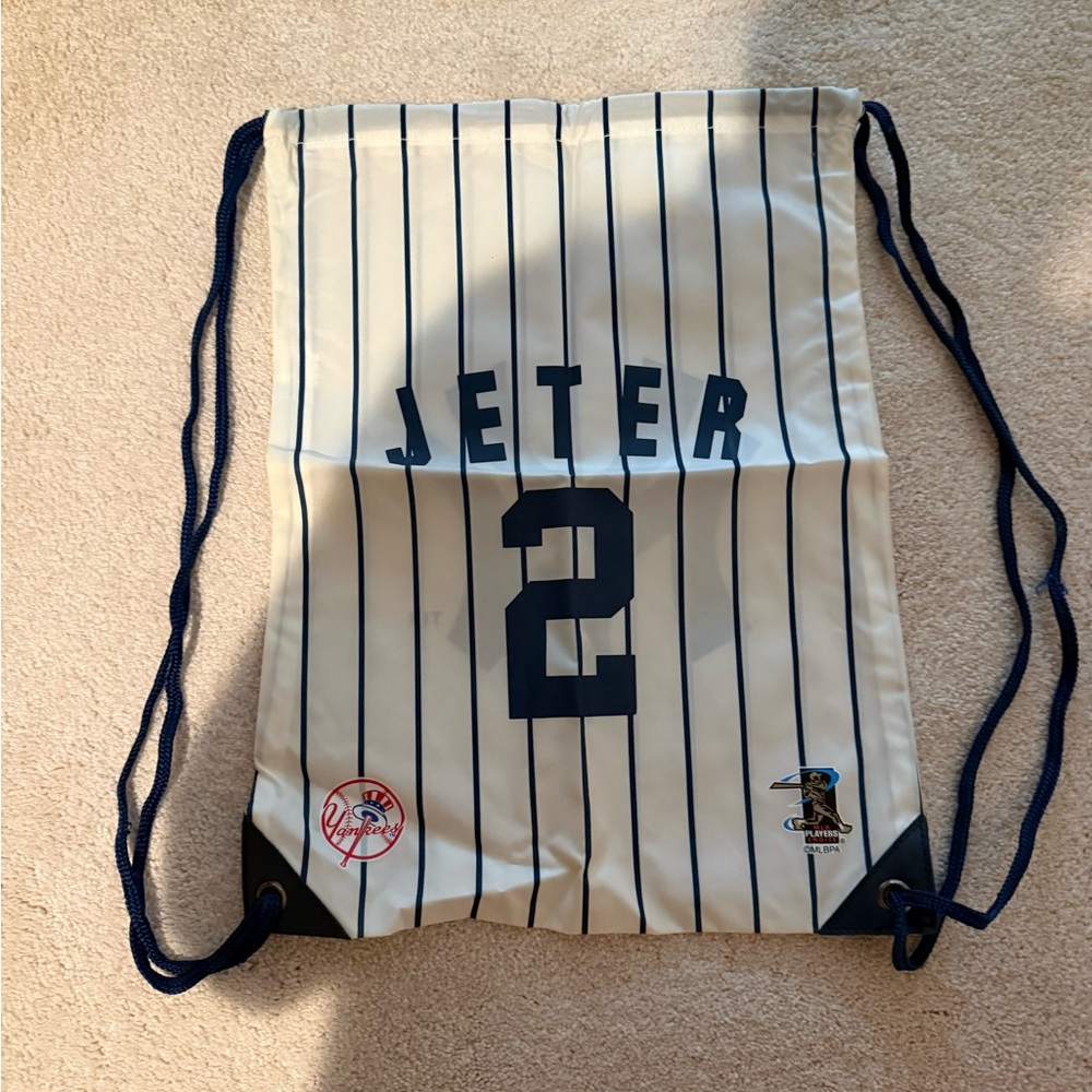 NY Yankees Derek Jeter drawstring backpack
